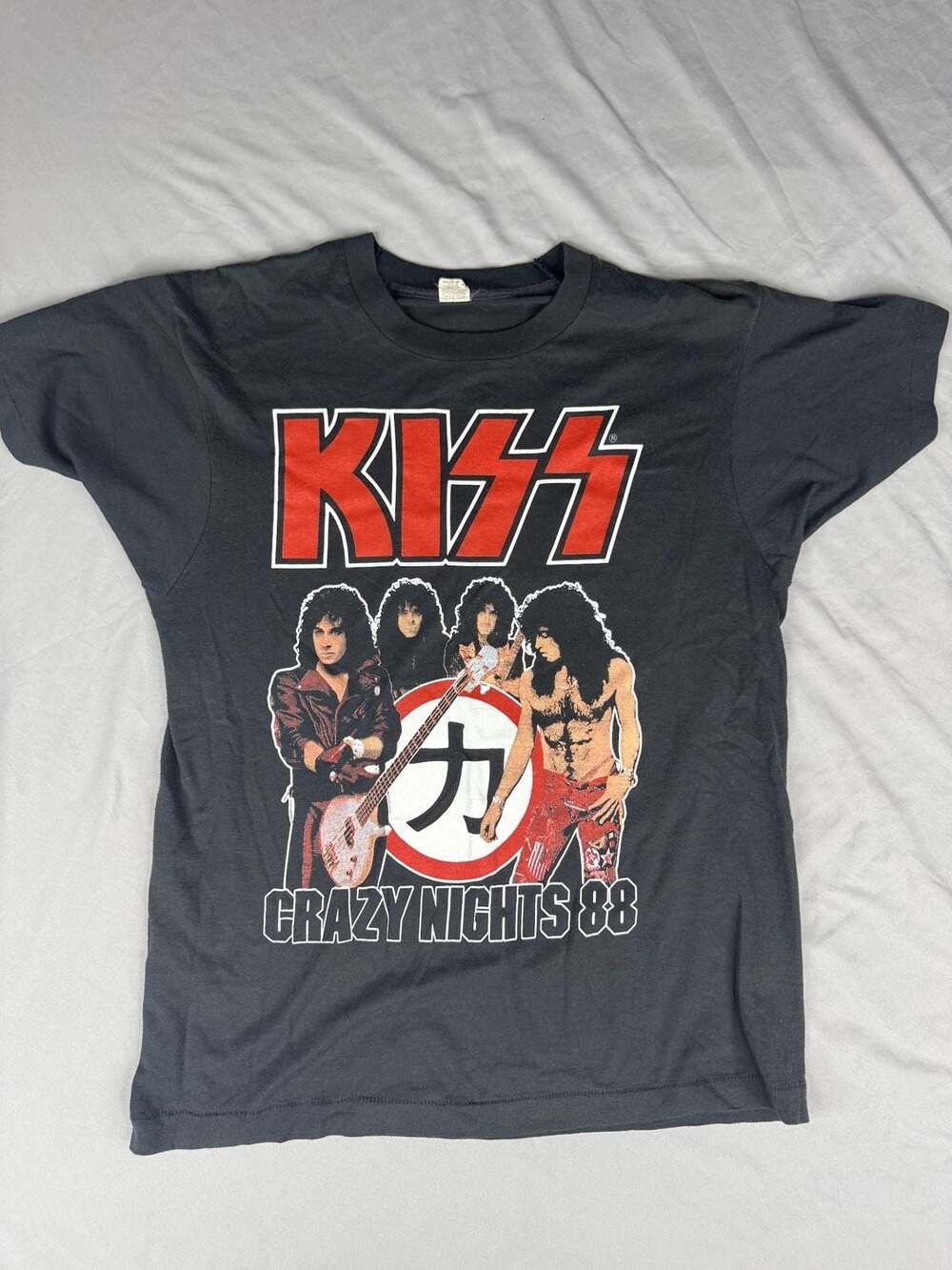 Screen Stars Kiss Crazy Nights 88 Tour Shirt Size L Black
